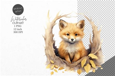 Autumn clipart, Fox clipart, Fall clipart (4068291)