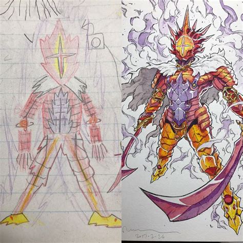 Dad Transforms His Sons Drawings Into Stunning Anime Characters Tobeeko