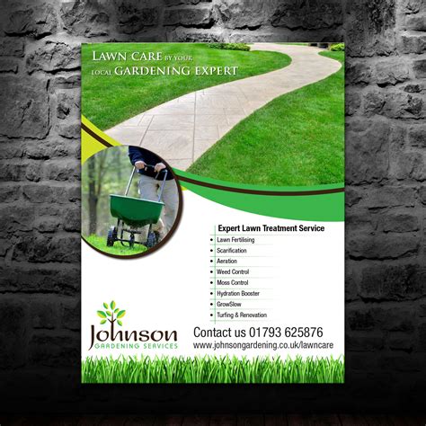 Bold Modern Home And Garden Flyer Design For Johnson Gardening