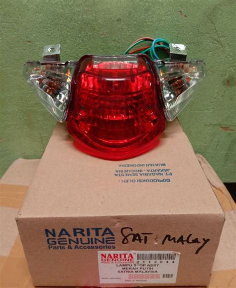 Lampu Stop Assy Suzuki Satria Malaysia Merah Putih Lazada Indonesia