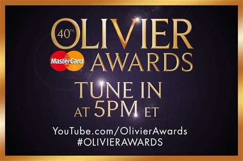 Watch London’s 2016 Olivier Awards on YouTube | The American Theatre ...