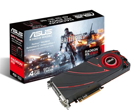 ASUS AMD Radeon R9 290X 4GB Video Card Bundled With Battlefield 4