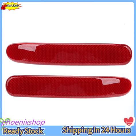 Phoenixshop Rear Bumper Reflector Improved Visibility Car Trim For