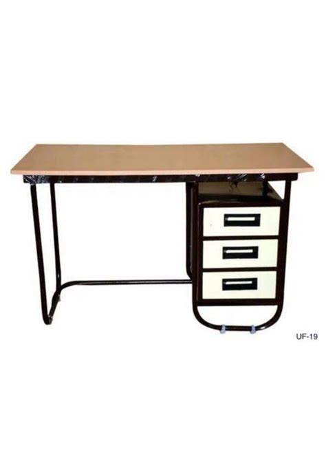 Powder Coated Rectangular Mild Steel Office Table With Storage At Best