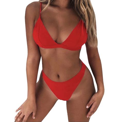 Bikini Modny Strój Kąpielowy Damski Dwuczęściowy Kostium Kolory S SNM