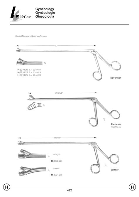LifeCare | Cervical Biopsy & Specimen Forceps