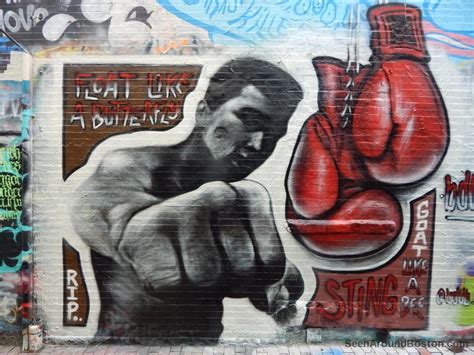 Muhammad Ali Honored In Cambridge Graffiti Mural Cambridge Ma Patch