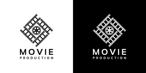 movie cinema film production logo design 6917024 Vector Art at Vecteezy