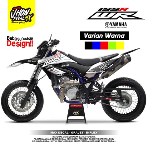 Jual Decal Wr Full Body Super Glossy Bebas Custom By Jhondecal Wr