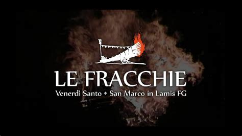 Le Fracchie Venerdì Santo San Marco in Lamis YouTube