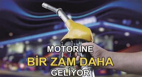 Motorine Bir Zam Daha Geliyor