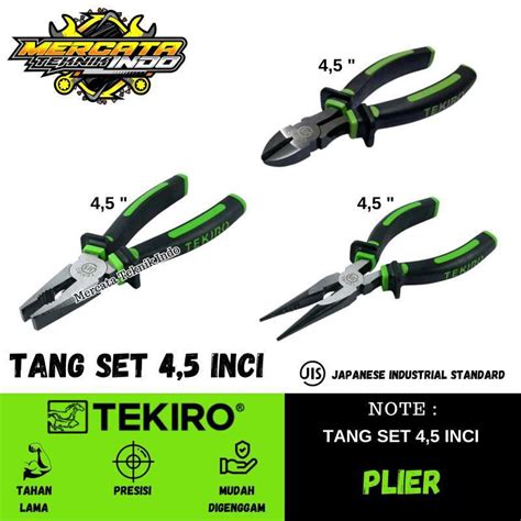 Jual TANG SET 4 5 INCI 3 PCS TANG KOMBINASI TANG LANCIP TANG POTONG