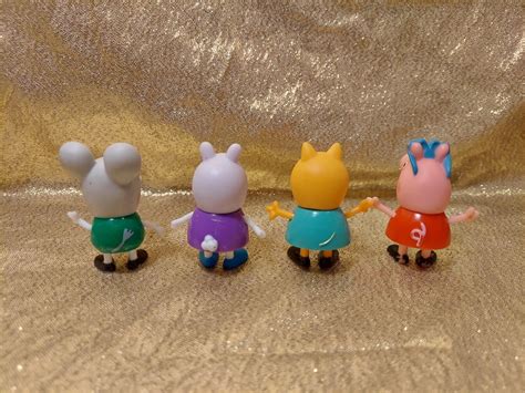 Peppa Pig Wfriends Figures Elephant Cat Sheep Suzie Candy Edmond Toys