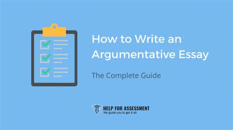 How To Write An Argumentative Essay A Step By Step Guide