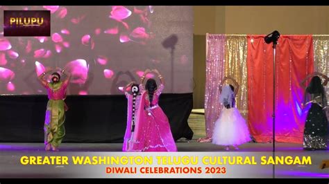 PILUPU TV Exclusive Greater Washington Telugu Cultural Sangam Diwali