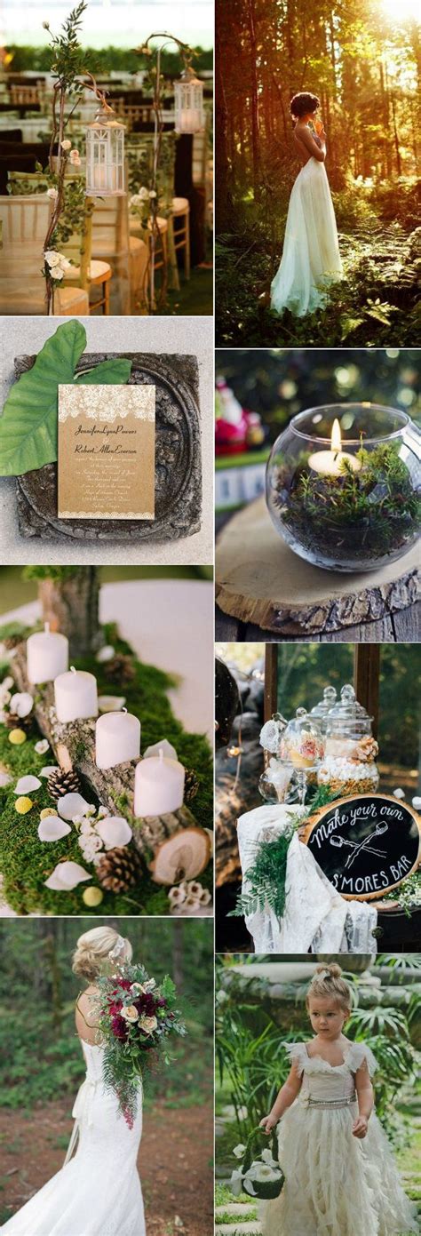 Dreamy And Enchanted Woodland Inspired Wedding Ideas Wedding Themes