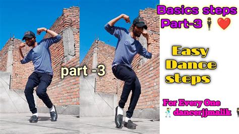 Basics Steps Part 3 🕴️🕺tutorial Dance Vedio Easy Dancestep Shuffle