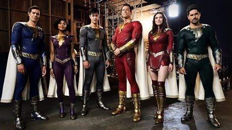 Shazam 2 David Sandberg Reveals First Look At Superhero Suits Photo