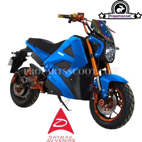 Electric Motorcycle Daymak Em1 72volts — 500watts — Blue