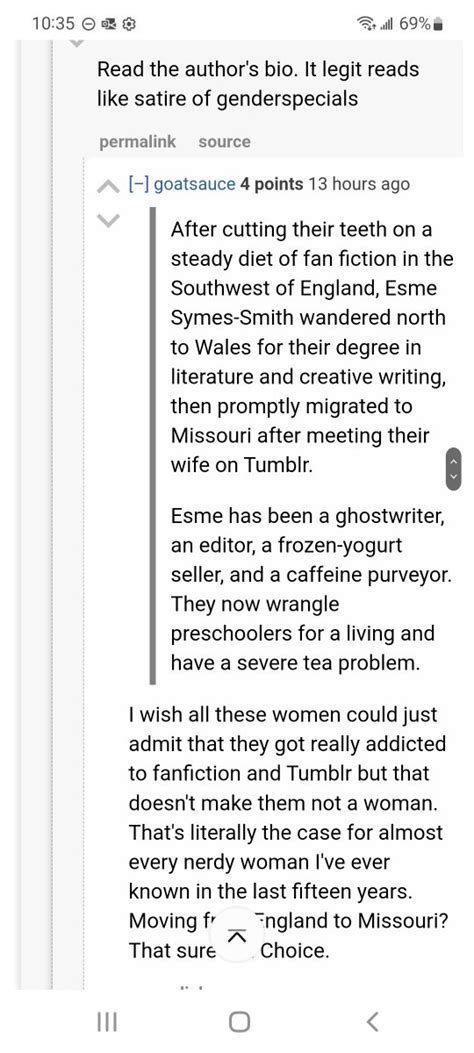 Esme Symes Smith On Twitter THE GENDER CRITICALS HAVE FOUND