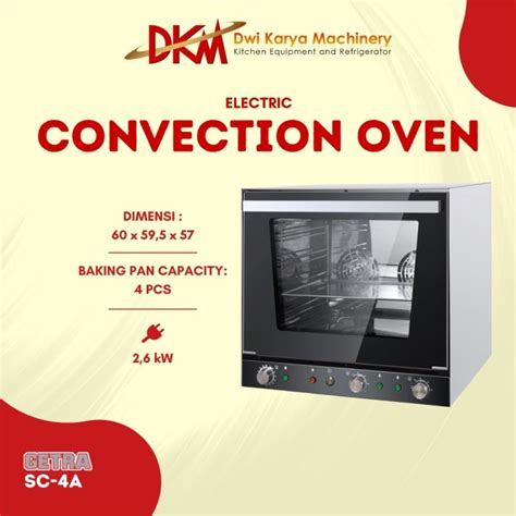 Jual Electric Convection Oven Getra Sc A Kota Surabaya Dwi Karya