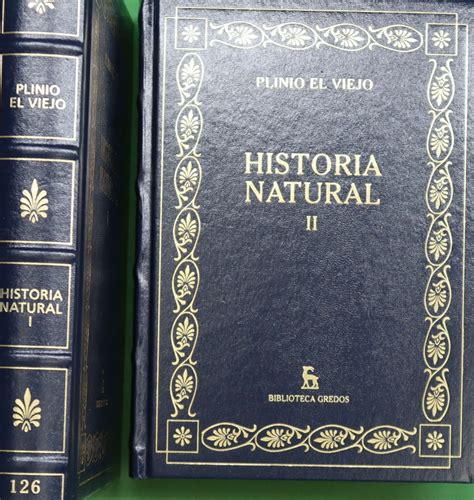 Historia Natural Tomos I Ii By Plinio El Viejo Librer A