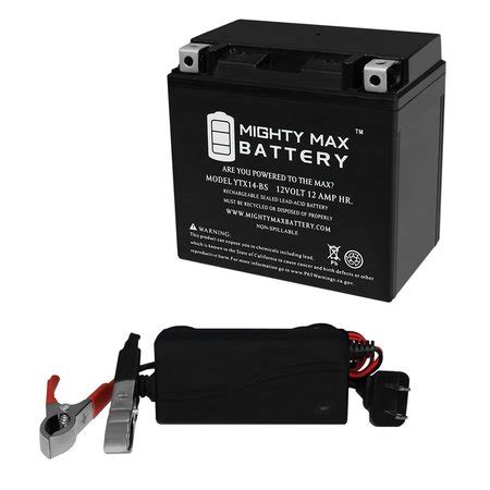 Mighty Max Battery Ytx Bs V Ah Replaces Ninja Zx R Vn Zrx