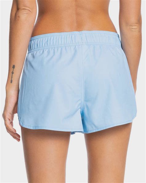 Roxy Womens Roxy Wave 2 Inch Boardshorts Placid Blue Surfstitch