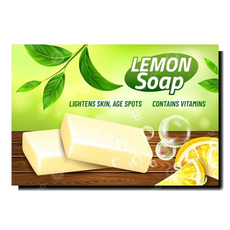 Lemon Soap Creative Promotional Banner Vector Template Download On Pngtree