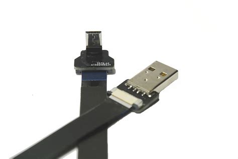 Permanent Flat Slim Thin Micro Usb Fpv Flat Slim Thin Ribbon Fpc Cable Micro Usb 90 Degree Angle