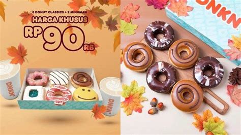 Dapatkan 6 Donat Dan 2 Minuman Rp 90000 Cek Promo Dunkin Donuts Hari Ini Senin 5 September