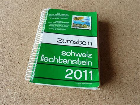 Zumstein 2011 Briefmarken Katalog Schweiz Liechtenstein Ohne Kaufen