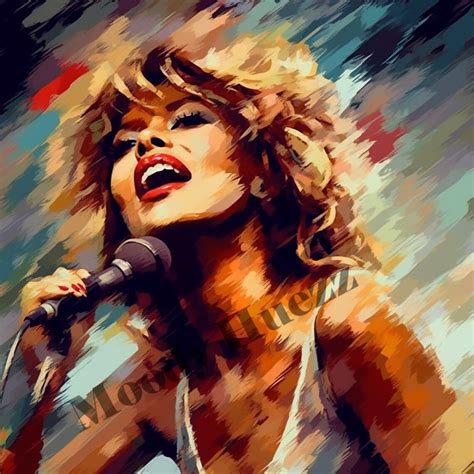 Tina Turner Digital Download Wall Art Tina Turner Downloadable Print