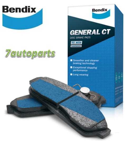 Bendix General CT Brake Pad Front DB1913 Toyota Estima Alphard