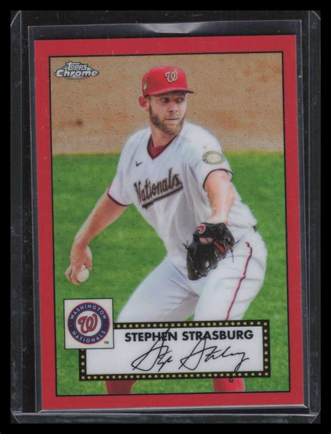 2021 Topps 52 Topps Redux Chrome Red Refractor Tc5241 Stephen