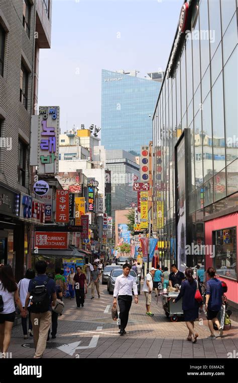 Myeongdong, Seoul, South Korea Stock Photo - Alamy