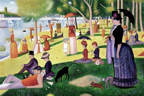 Seurat Paintings Sunday Afternoon In The Park