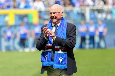 Sven Goran Eriksson Torna A Marassi E Viene Celebrato Dalla Sampdoria