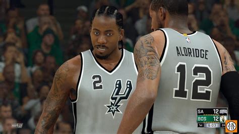 Nba K Myleague Gameplay San Antonio Spurs Vs Boston Celtics Ps