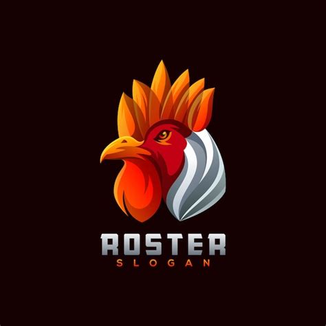 Premium Vector | Roster logo design illustration