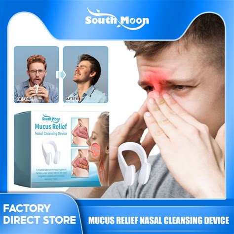 South Moon Mucus Relief Nasal Cleansing Device Nasal Cleaning Relieves