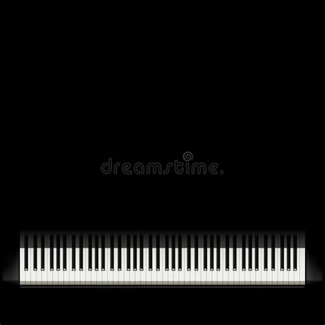 Piano black background stock vector. Illustration of color - 81357064