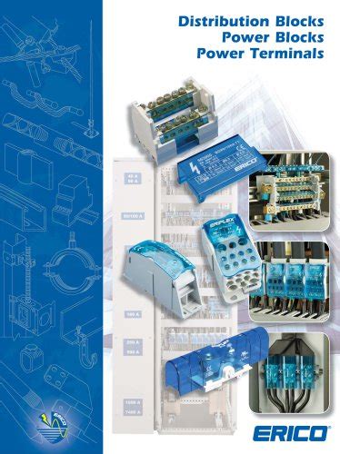 Distribution Blocks Power Blocks Power Terminals Erico Pdf Catalogs