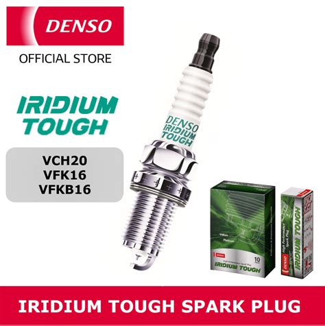 Denso Iridium Tough Spark Plug Vch20 Vfk16 Vfkb16 4pcs Lazada Singapore