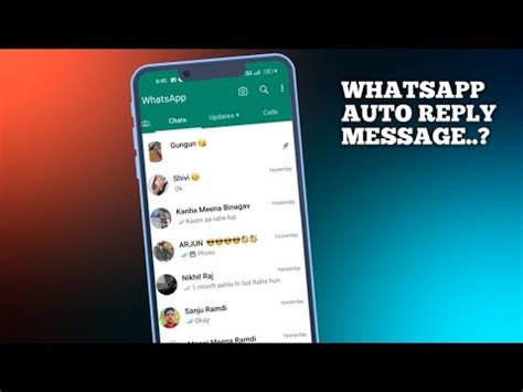 Whatsapp Auto Reply On Kaise Kare How To Auto Reply Whatsapp Messages