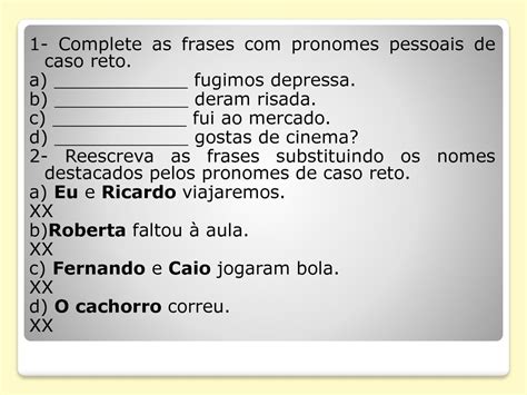 Pronome pessoal de caso reto oblíquo de tratamento possessivo