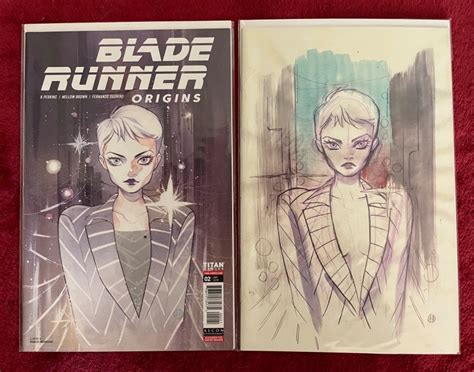 BLADE RUNNER Origins 2 Peach Momoko Sketch Cover Regular Titan