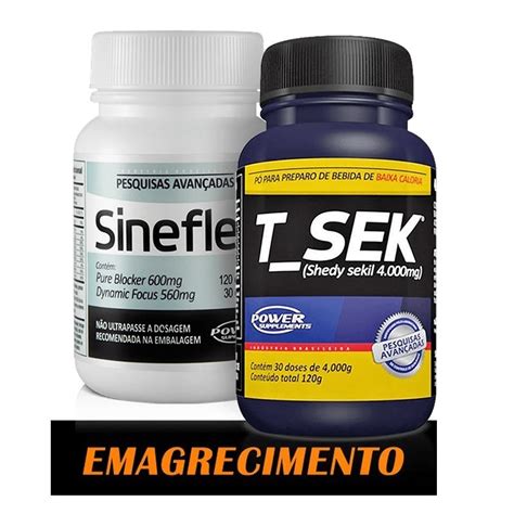 Combo Emagrecedor Sineeflex Caps T Sek G Power Supplements