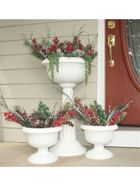 Bloem Grecian Urn Planters Collection Set Of 3 Gardener S Supply