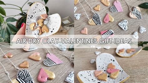 Valentines Day Air Dry Clay T Ideas Diy Simple And Easy Love Day Art Projects Day 3 ️ Youtube